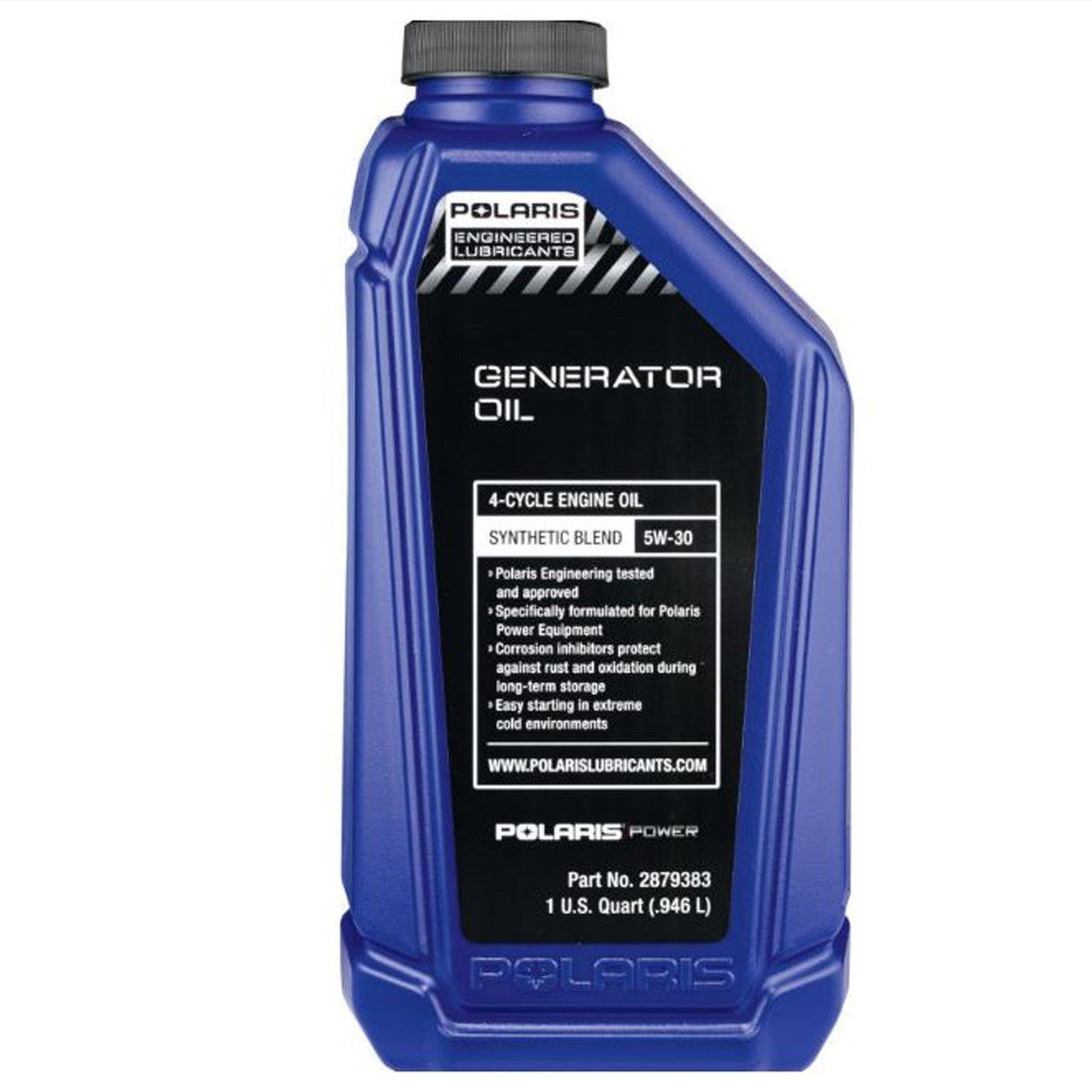 Polaris New OEM Synthetic Blend 4-Cycle Engine Generator Oil, SAE 5W-30, 2879383