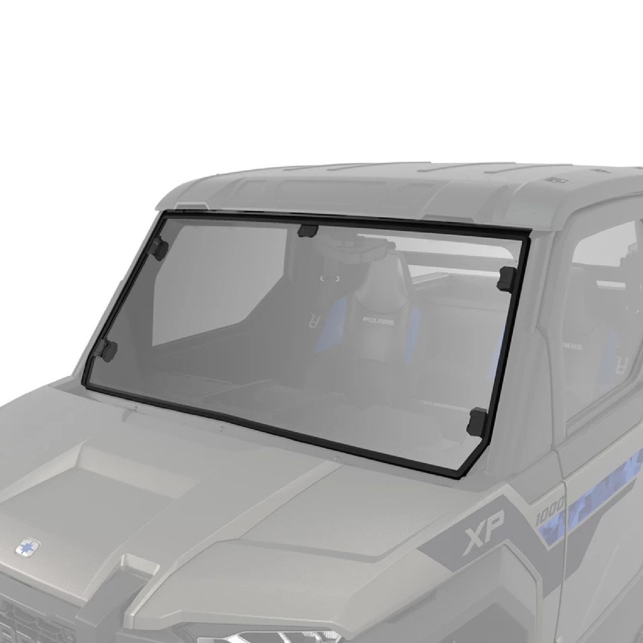 Polaris New OEM, Lock & Ride Full Windshield - Hard Coat Poly, 2884407