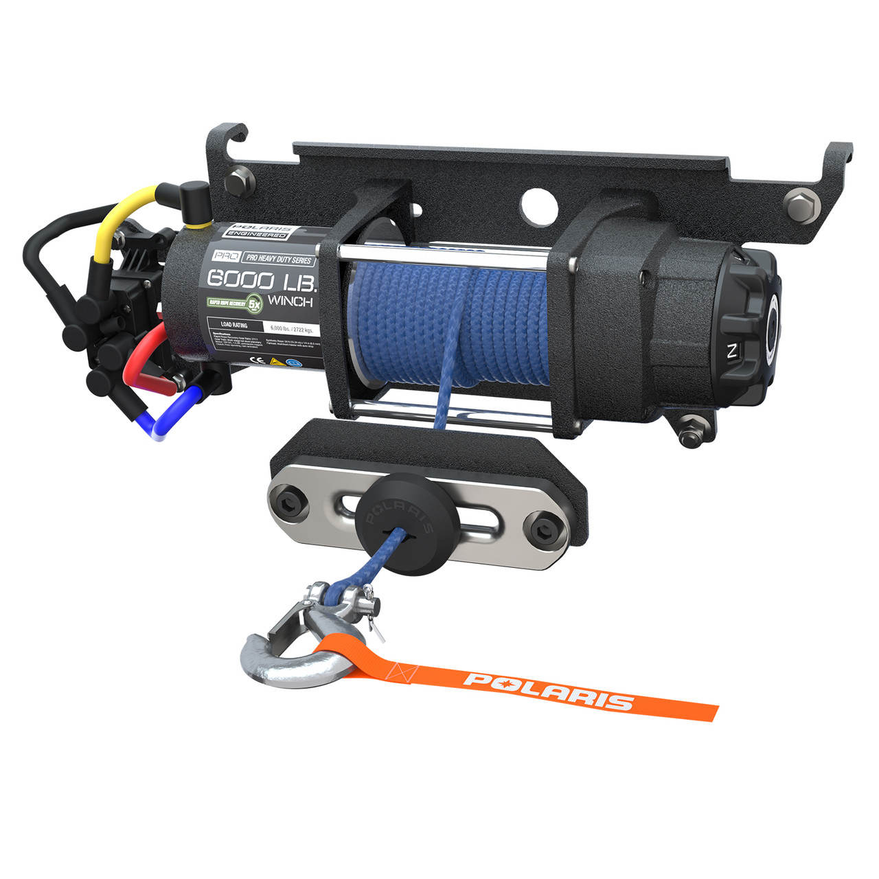 Polaris New OEM Pro HD 6,000 lb Winch Rapid Rope Recovery, 2882710