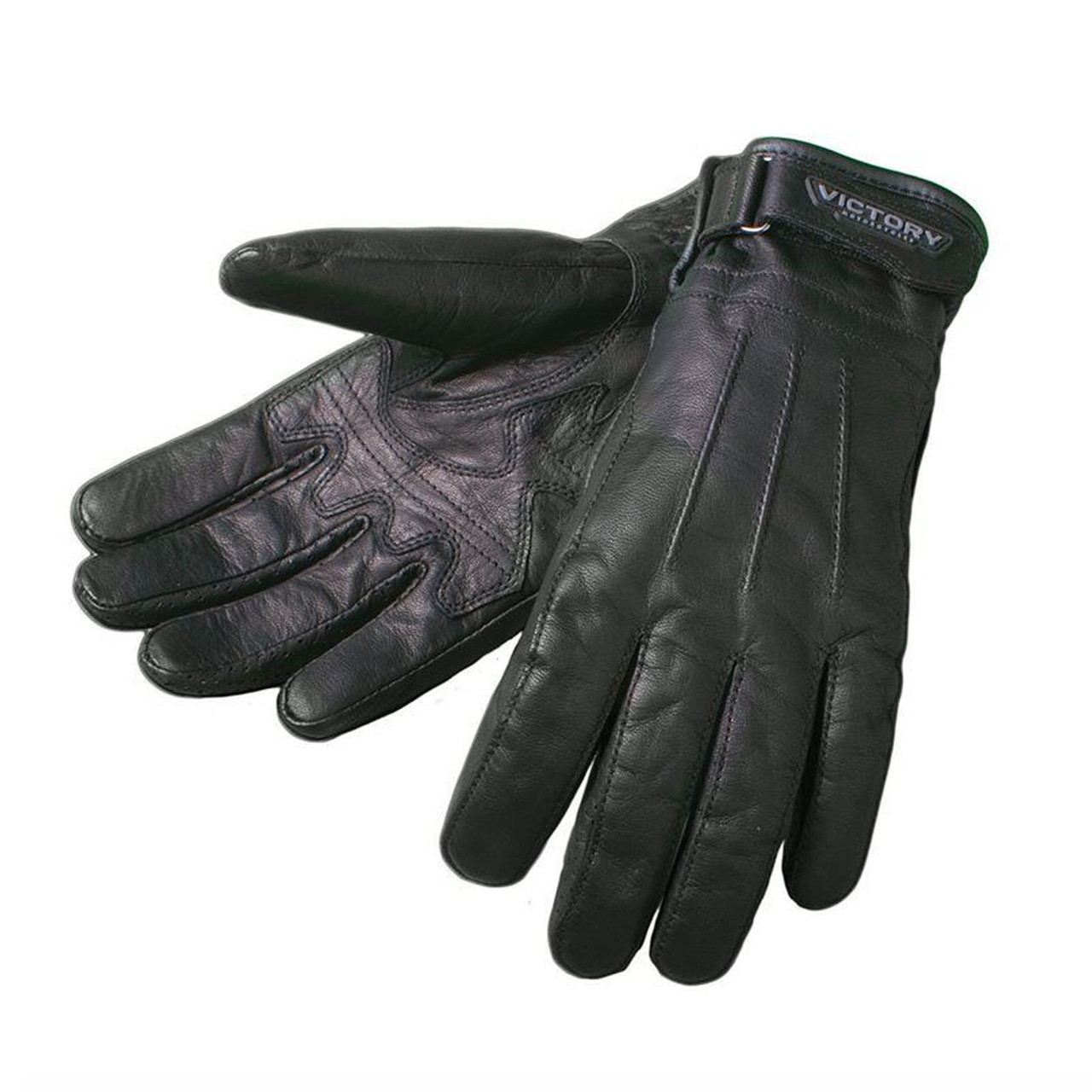 Victory Motorcycle OEM Women's Black Classic Riding Gloves, XL X-Large 286766009