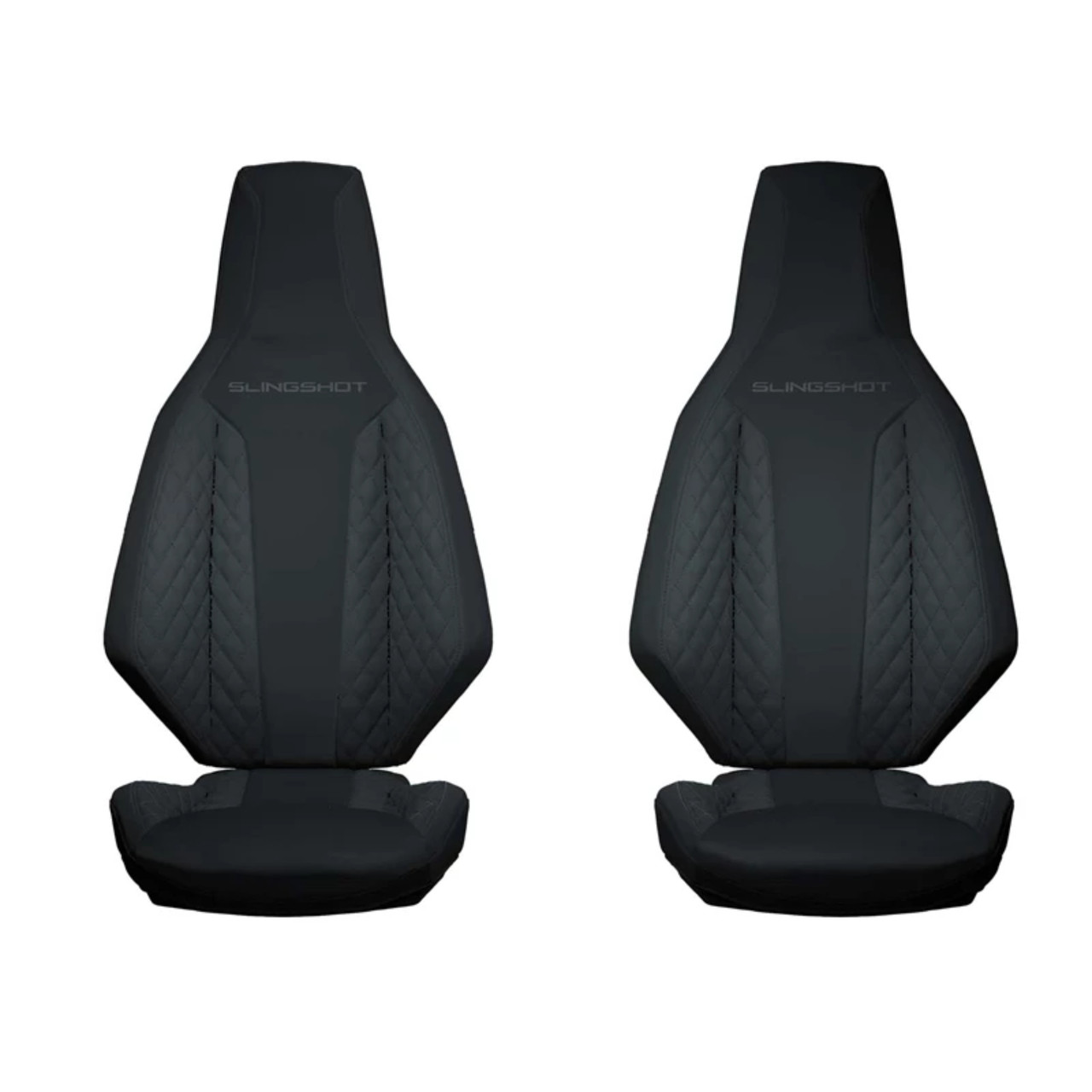 Polaris New OEM Black Comfort Seat Pair for Slingshot, 2889588-VBE