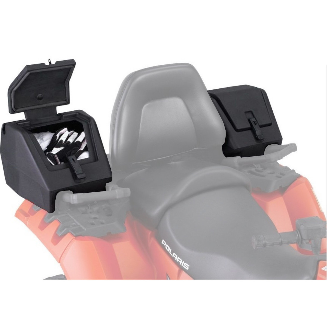 Polaris OEM Lock & Ride Rear Cargo Storage Boxes Set of 2, Sportsman, 2878000