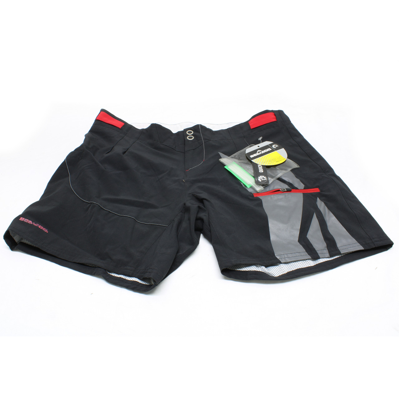 Sea-Doo New OEM Ladies Pulse Boardshorts Black Size 12, 2863563290