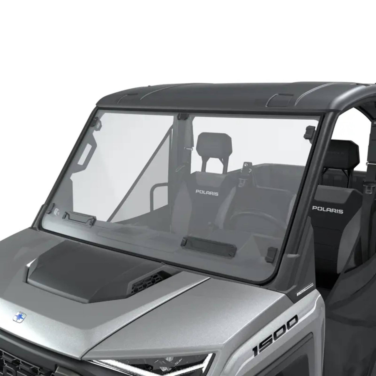 Polaris New OEM Lock & Ride Hard Coat Poly Full Windshield - Vented, 2889089
