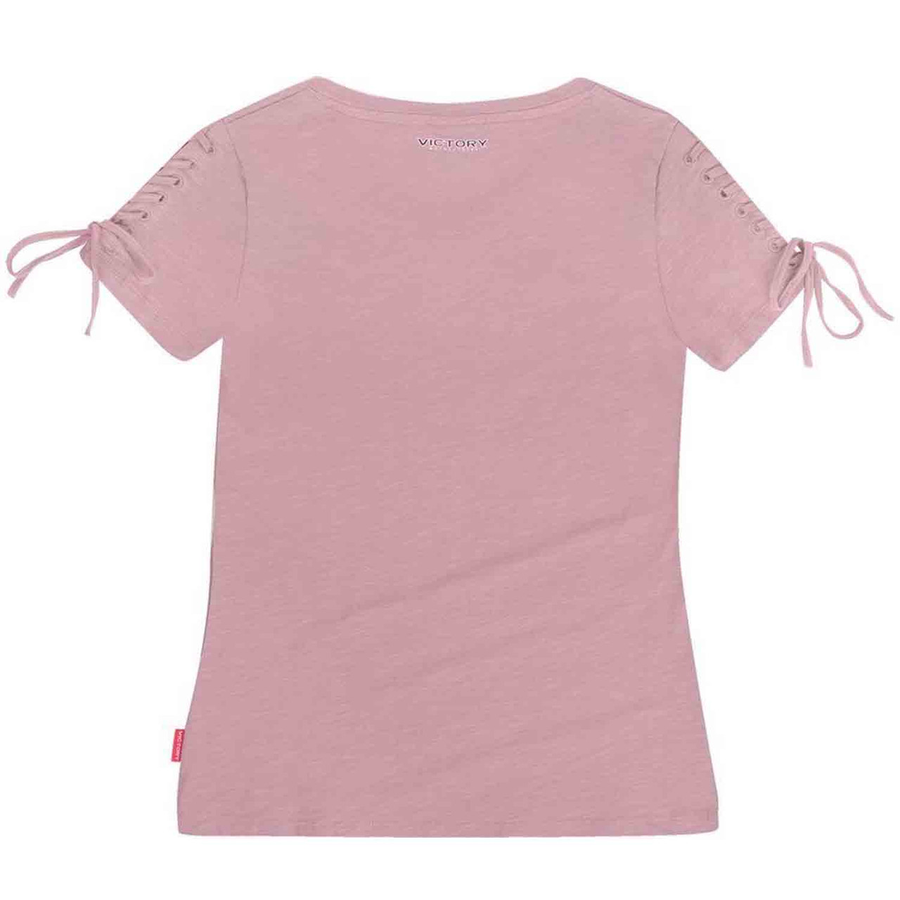 Victory Motorcycle New OEM Women's Pink Logo V-Neck T-Shirt, Small, 286518502