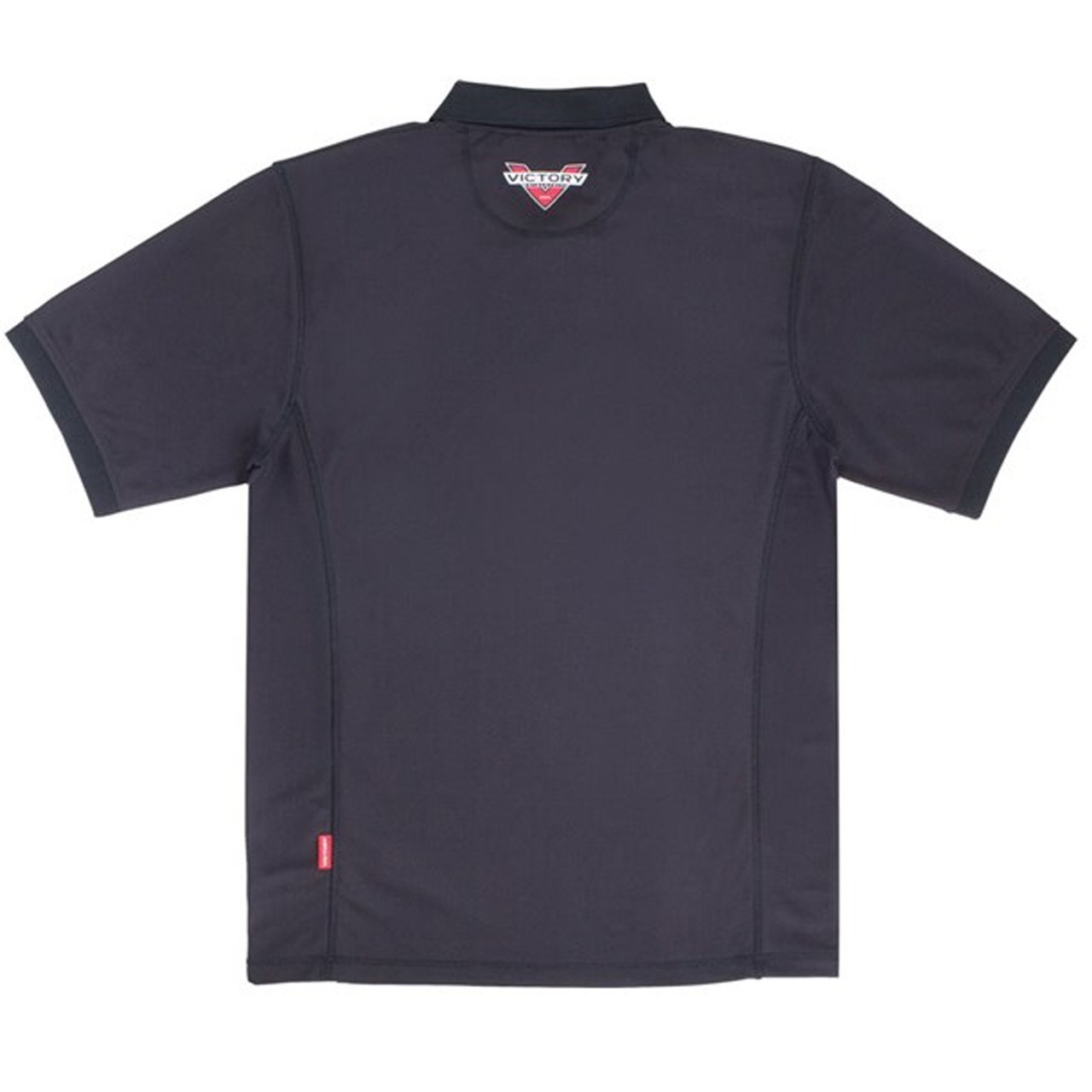 Victory Motorcycle New OEM Men's Black Short Sleeve Logo Polo, Small, 286518302