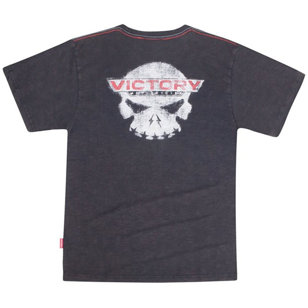 Victory Motorcycle New OEM Men's Black Bar Logo Tee Shirt, Small, 286517702