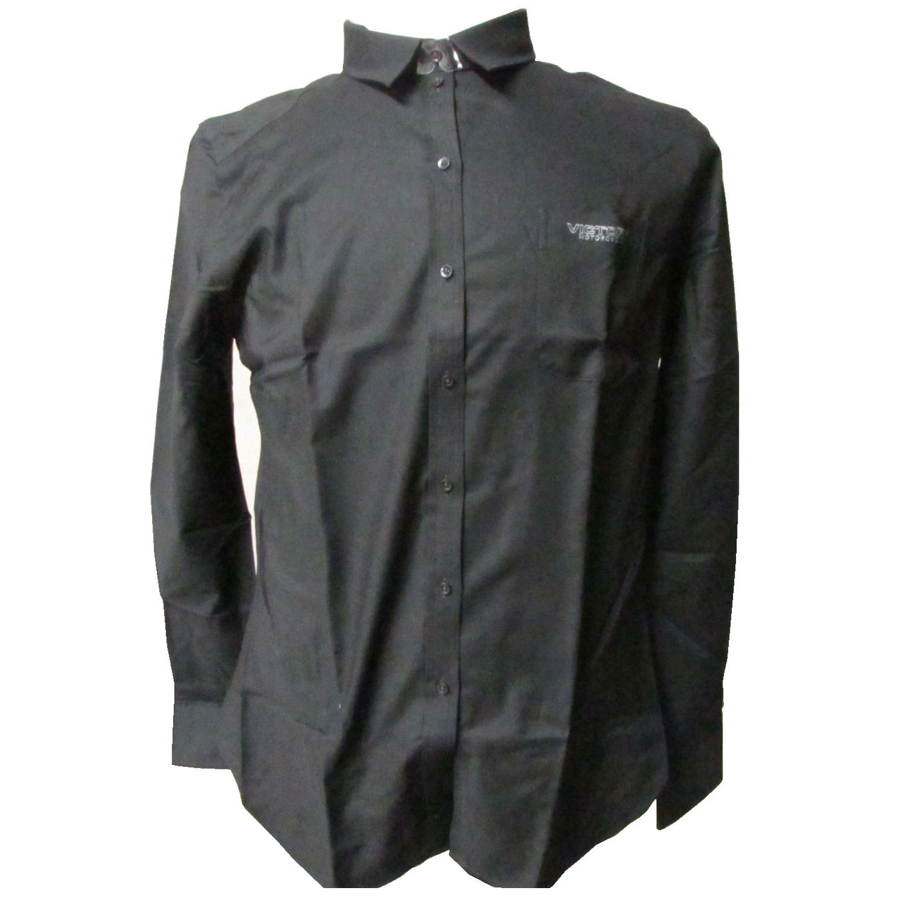 Victory Motorcycle New OEM Men's Black Corp Shirt, 2X-Large, 286381312