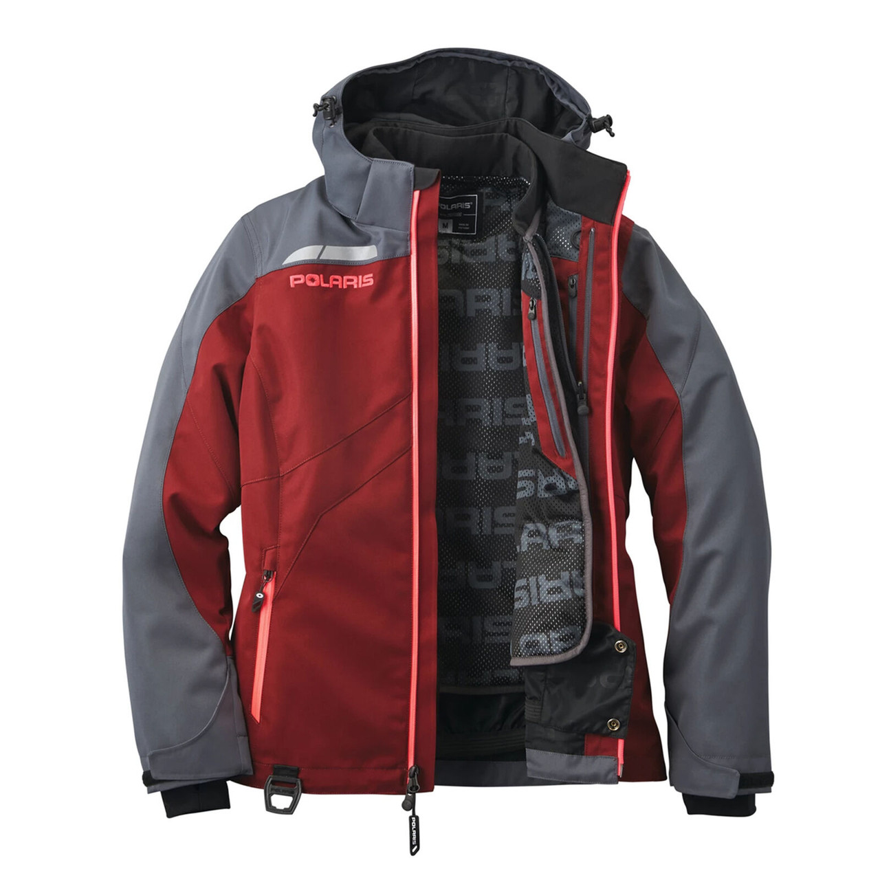 Polaris OEM W Switchback Jkt - Mrn/Gry Xl, 286143109