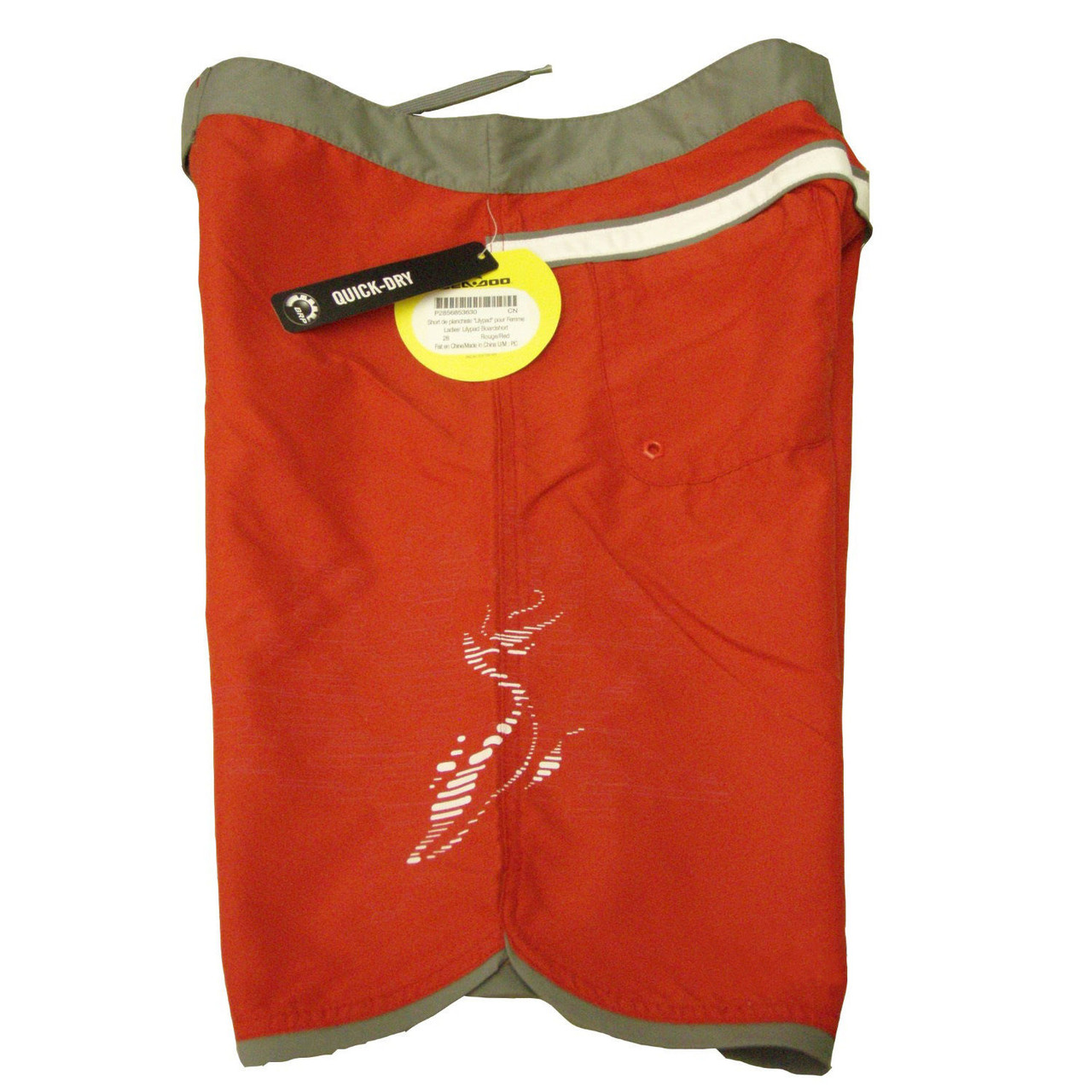 Sea-Doo New Factory Women's Boardshorts Swim Suit Shorts RED Sz 30 2856853730