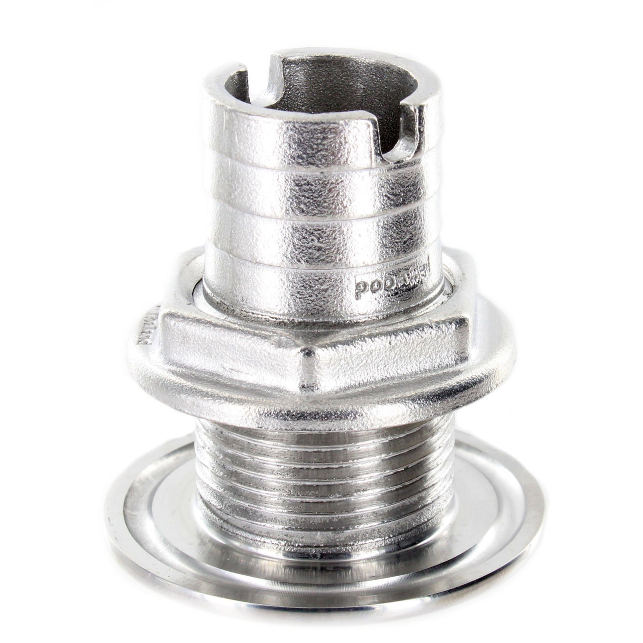 Attwood Stainless Steel Thru-Hull Connector Short 1-1/8", 23-665433