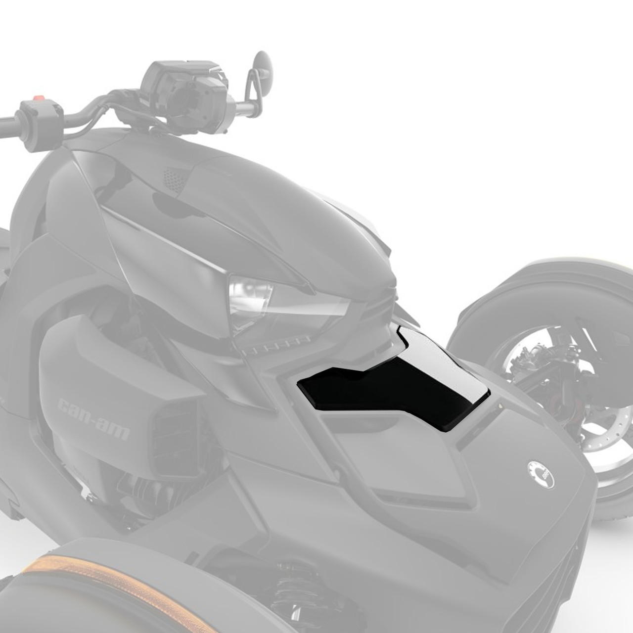 Can-Am New OEM, Ryker Durable Quick-To Install Classic Hood Accent, 219400873