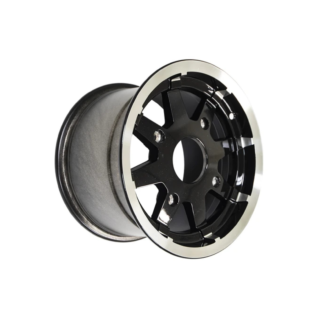 Polaris OEM Rear Rim, 12 x 8, 50.1 mm, Matte Black, 1521161