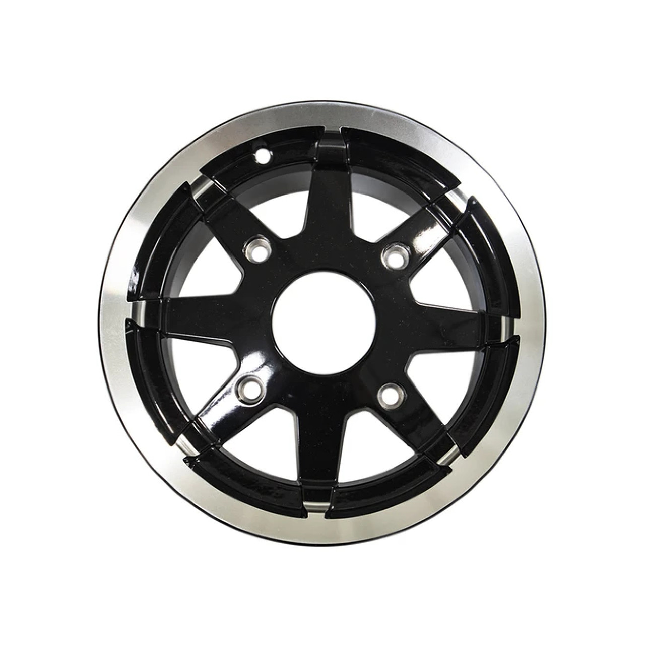 Polaris OEM Rear Rim, 12 x 8, 50.1 mm, Matte Black, 1521161