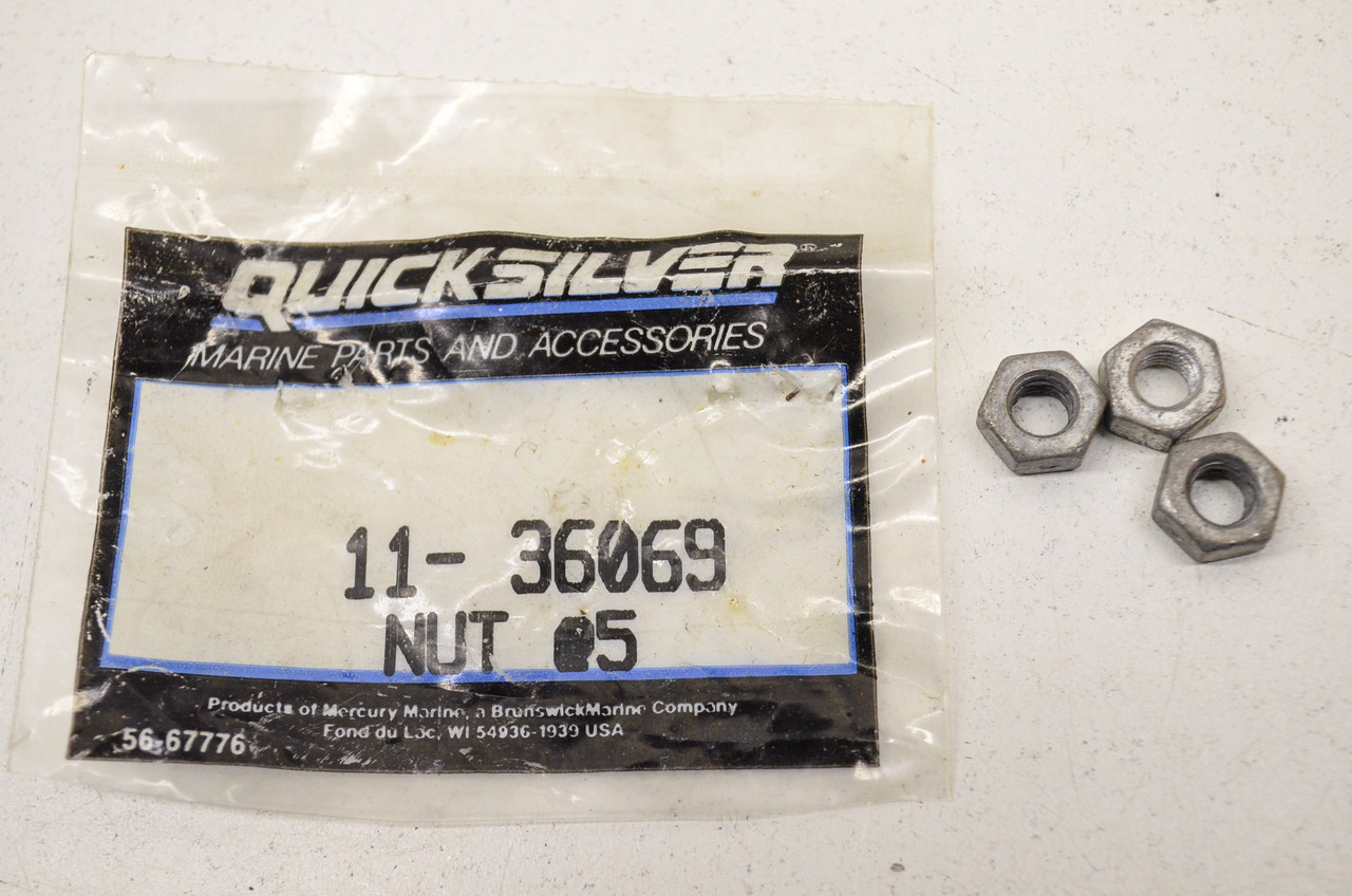 Mercury Marine/Mercruiser New OEM NUT  11-36069