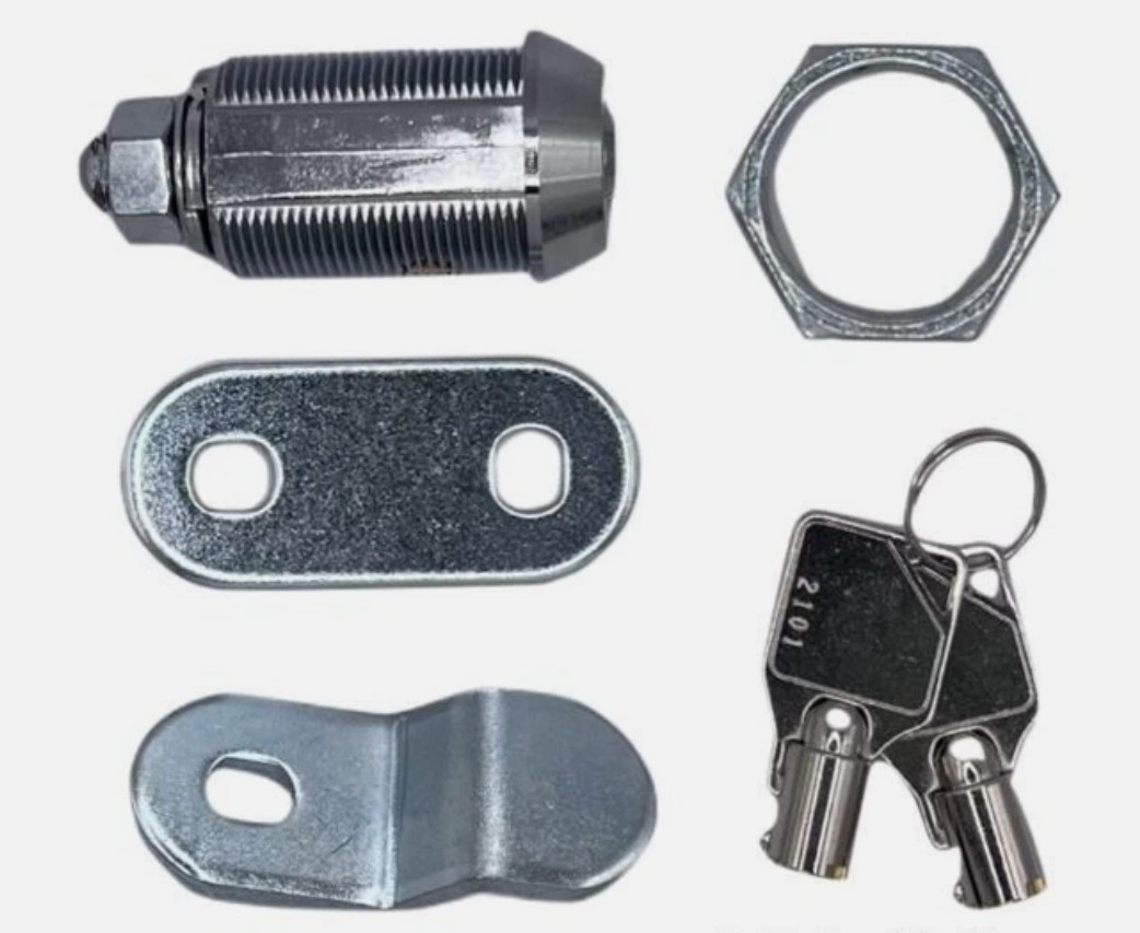 RV Designer L318 1-1/8 Lock Cylinder RV Compartment Door Ace Key Cam Latch Combo