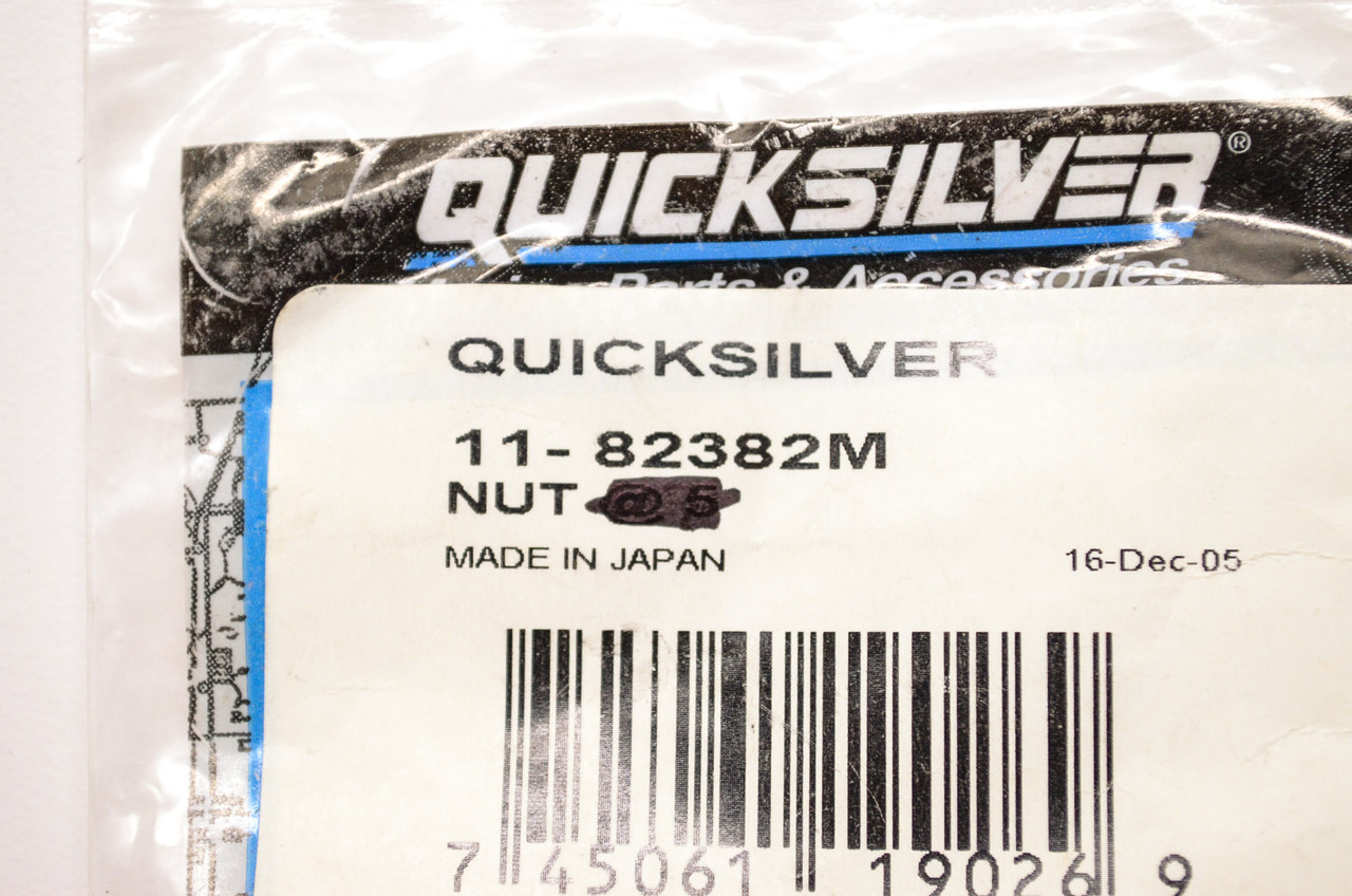 Mercury Marine/Mercruiser  New OEM NUT 11-82382M