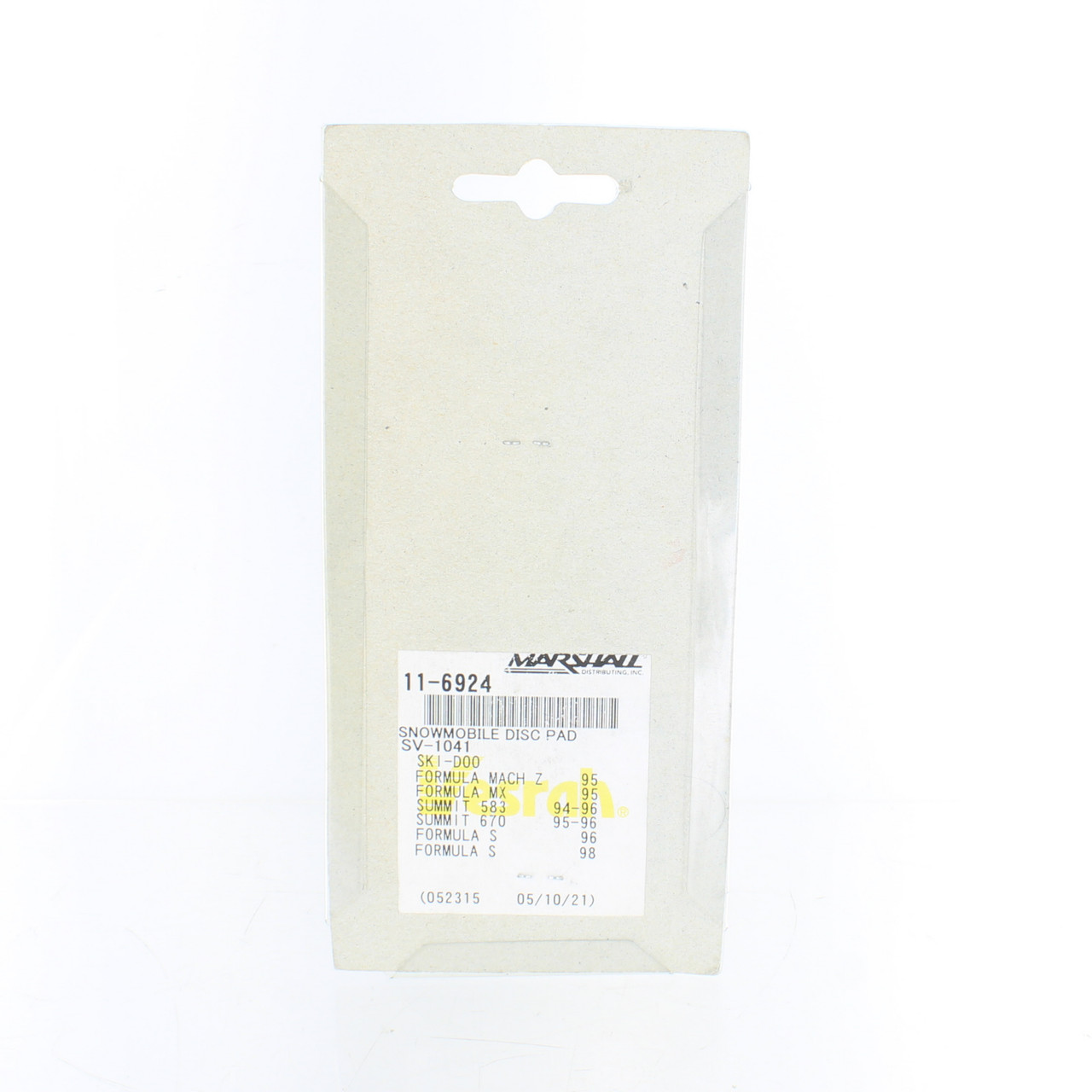 Versah New Snowmobile Brake Pads, 11-6924