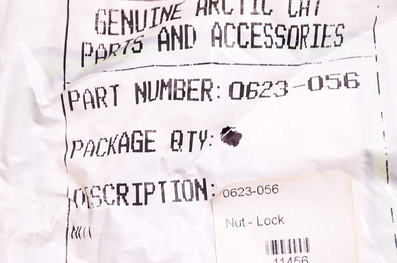 Arctic Cat New OEM Lock Nut M6X1, 0623-056