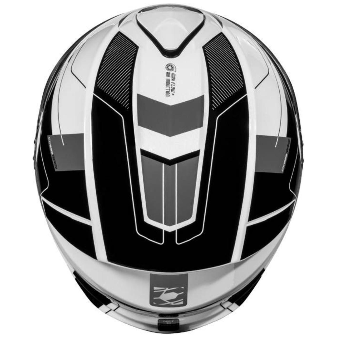 Castle X New Men's X-Large Electric Raid CX935  White/Black Helmet, 36-26108