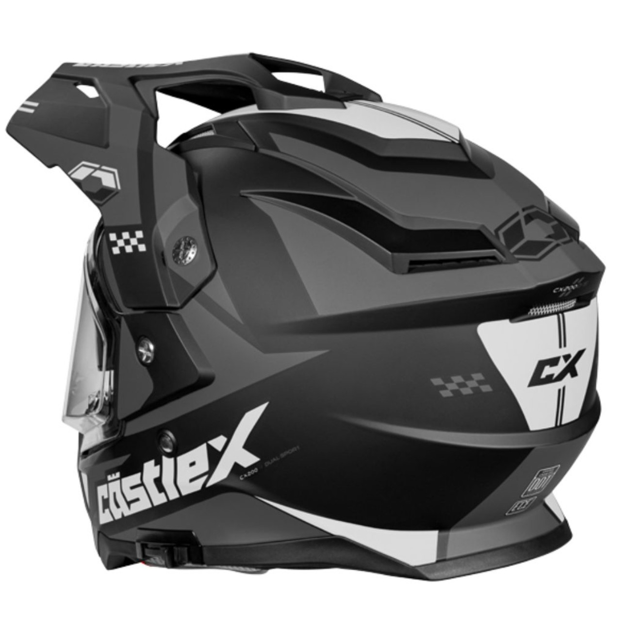 Castle X New X-Large Matte Charcoal CX200 Wrath Electric Helmet, 36-28178