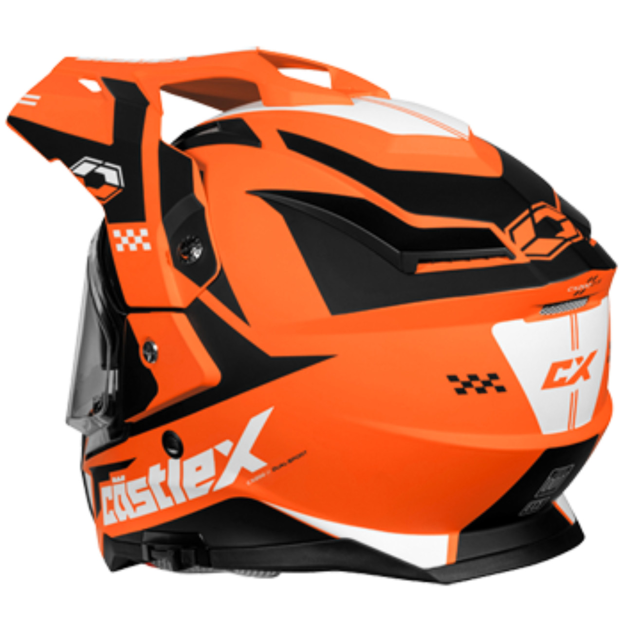 Castle X New Matte Flo Orange 2X-Large CX200 Wrath Electric Helmet, 36-28159