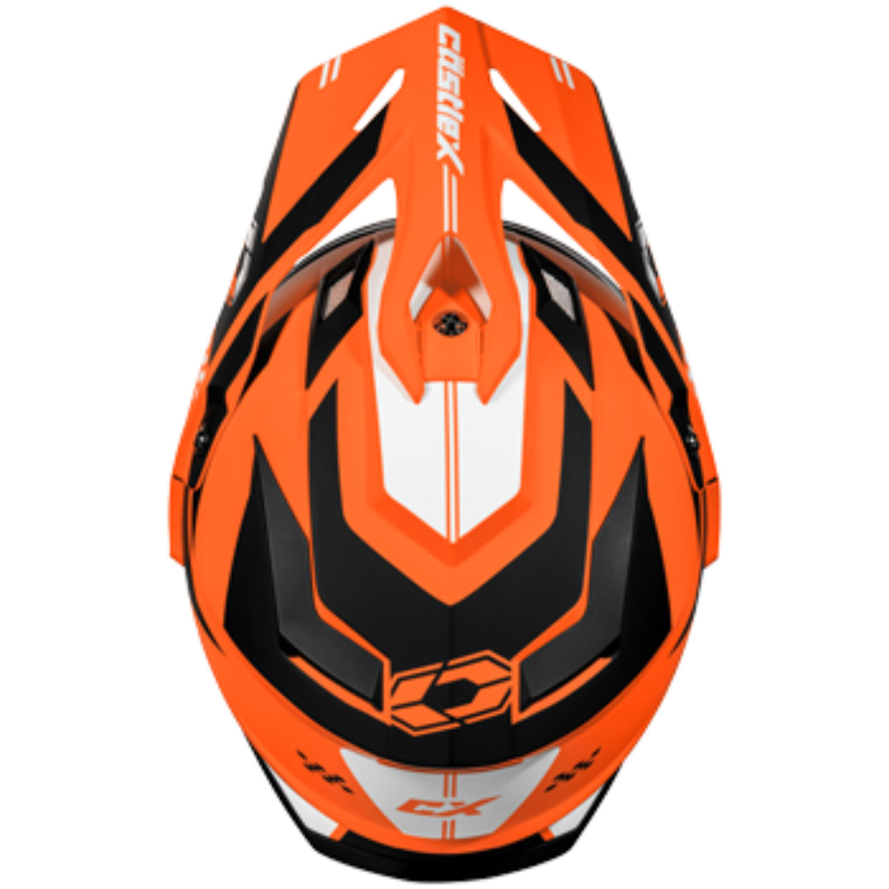 Castle X New Matte Flo Orange 2X-Large CX200 Wrath Electric Helmet, 36-28159