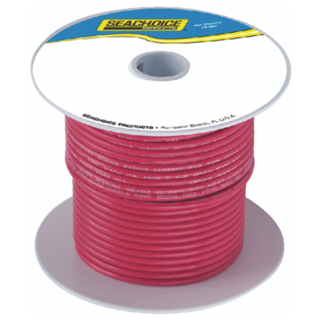 Seachoice New, Tinned Copper 6-AWG Marine Wire, 100 Feet, 50-63046