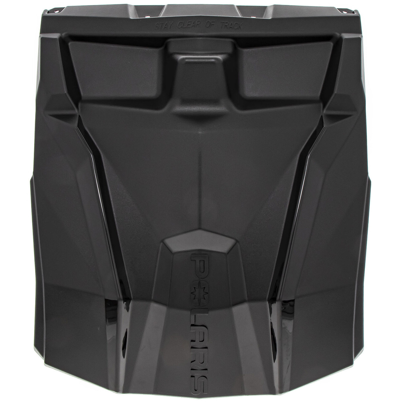 Polaris Snowmobile OEM Black Snow Flap with Plate Kit, 2208364