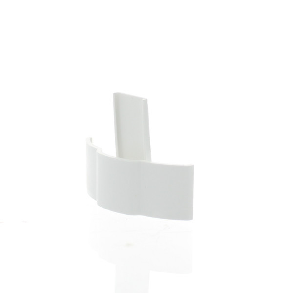Jr Products RV Camper Polar White Full Extrusion End Cap, 49635, 00180915