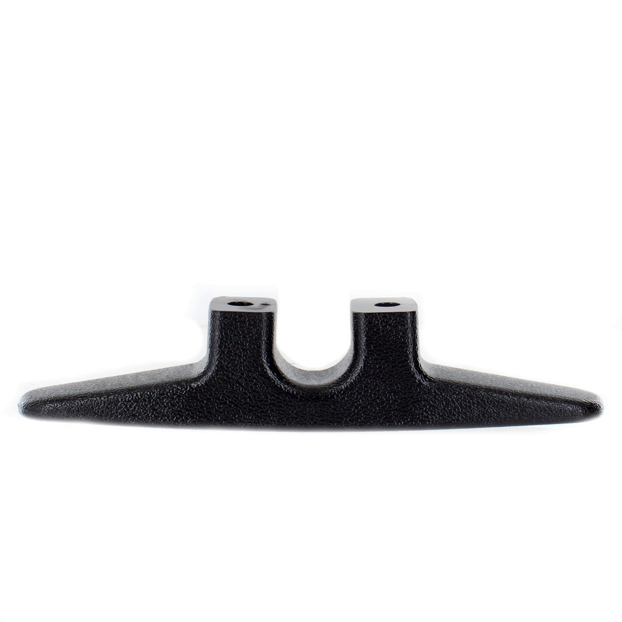 SeaChoice 6" Black Nylon Plastic Deck Cleat, 50-30820