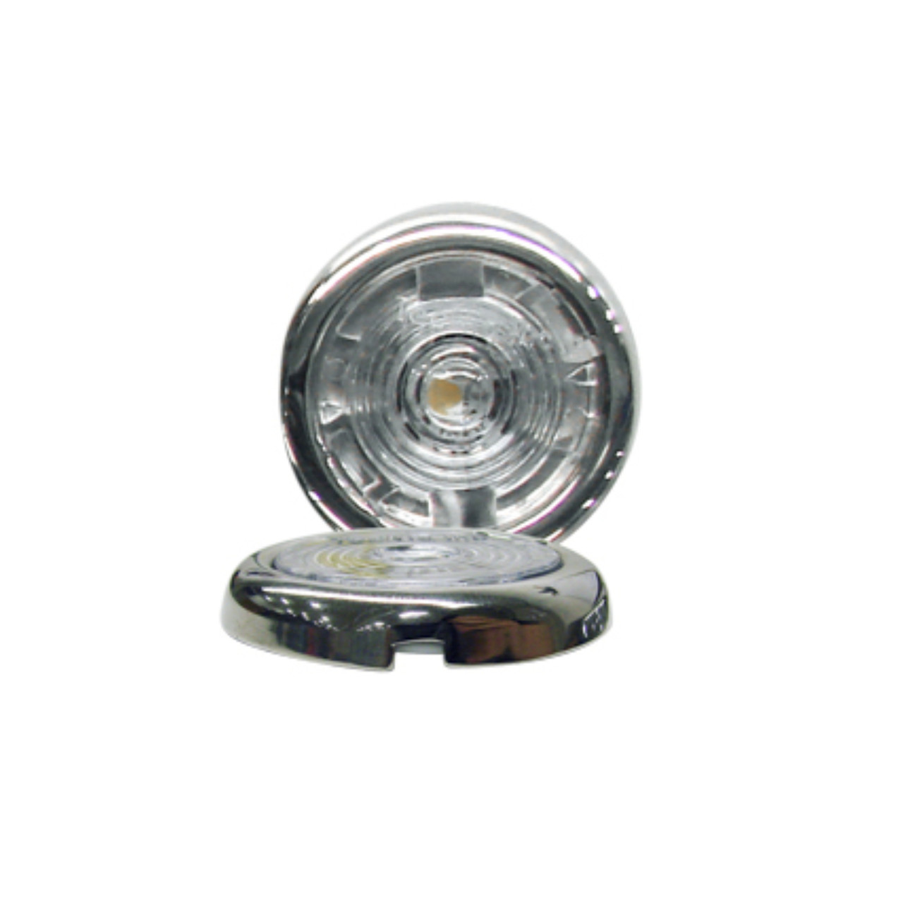 Tecniq OEM Silho-X 1.5" Round Teal Light - SS Trim Ring - 36" Wire, E11-TS01-1