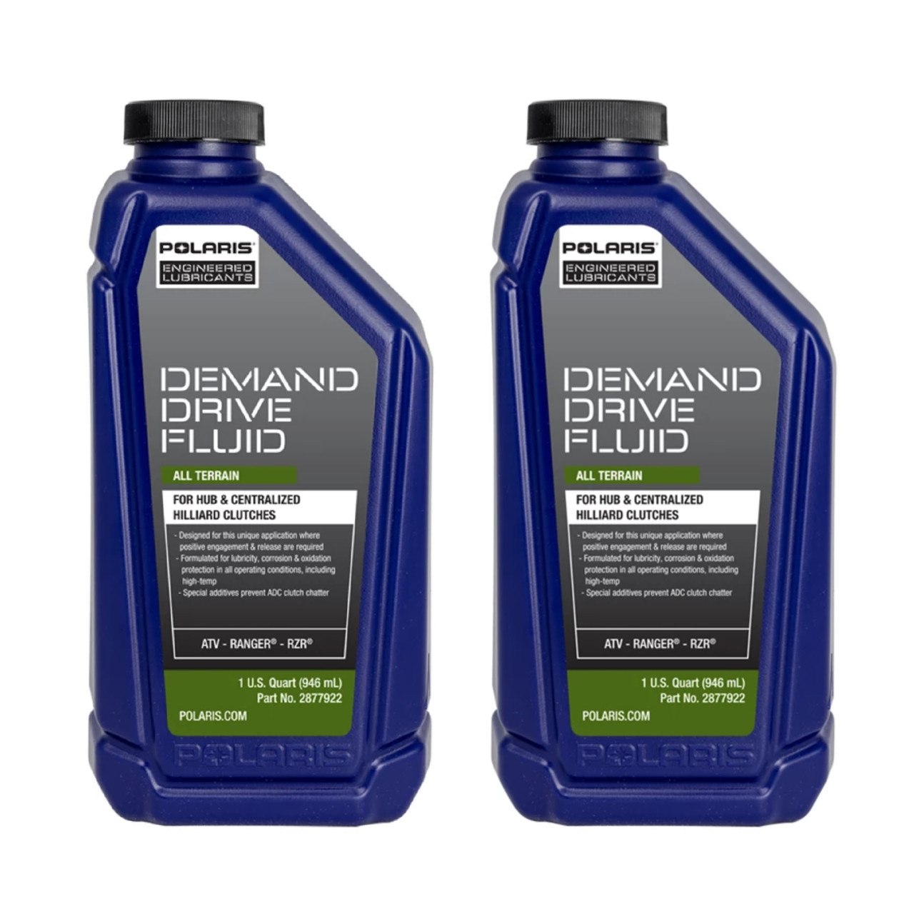 Polaris New OEM Demand Drive Oil, 2/PK 32oz Sportsman RZR, 2877922