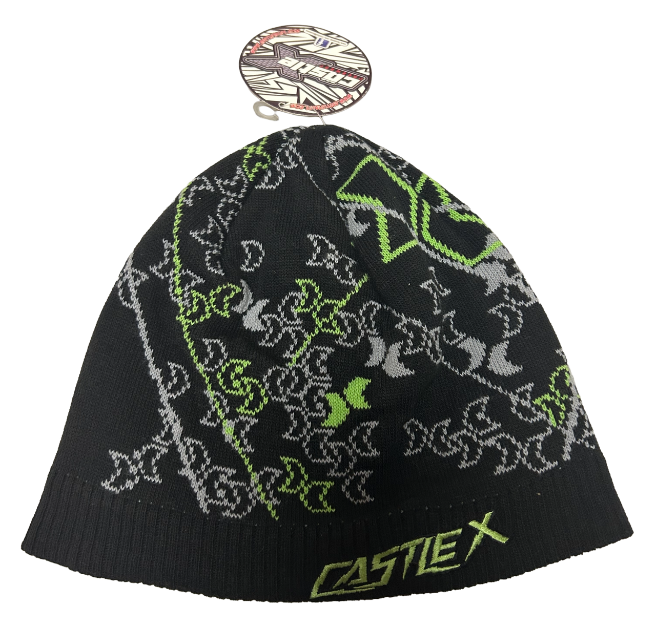 Castle X Ace Green Beanie Hat One Size 98-3126