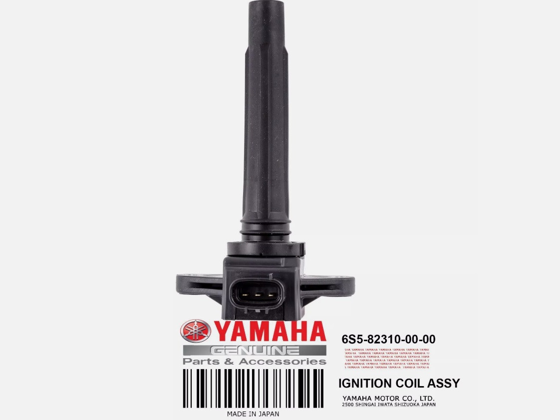 Yamaha OEM Ignition Coil Assy, 6S5-82310-10-00