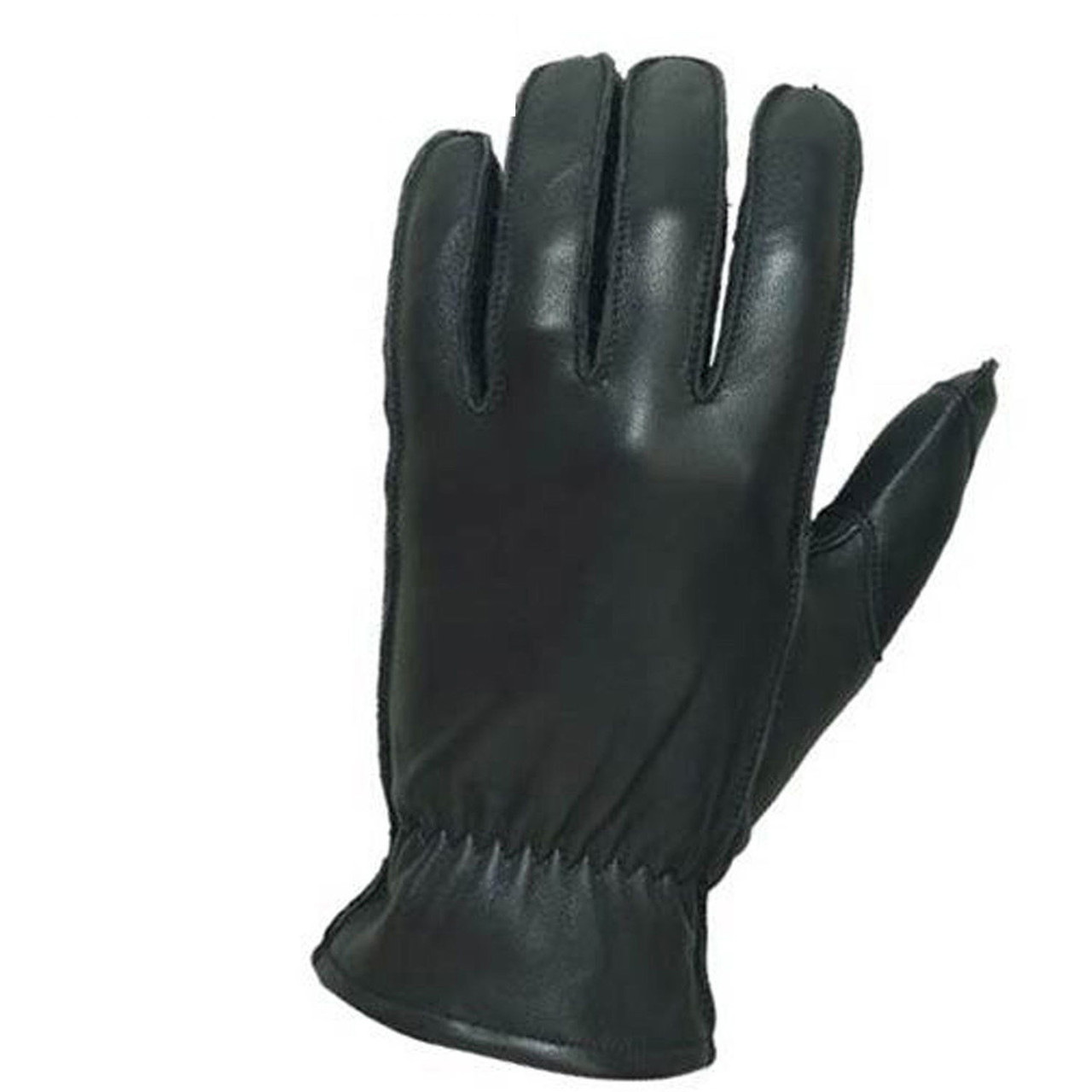 Castle New OEM Men's Black Leather Standard Motorcycle Gloves, Medium, 20-2014