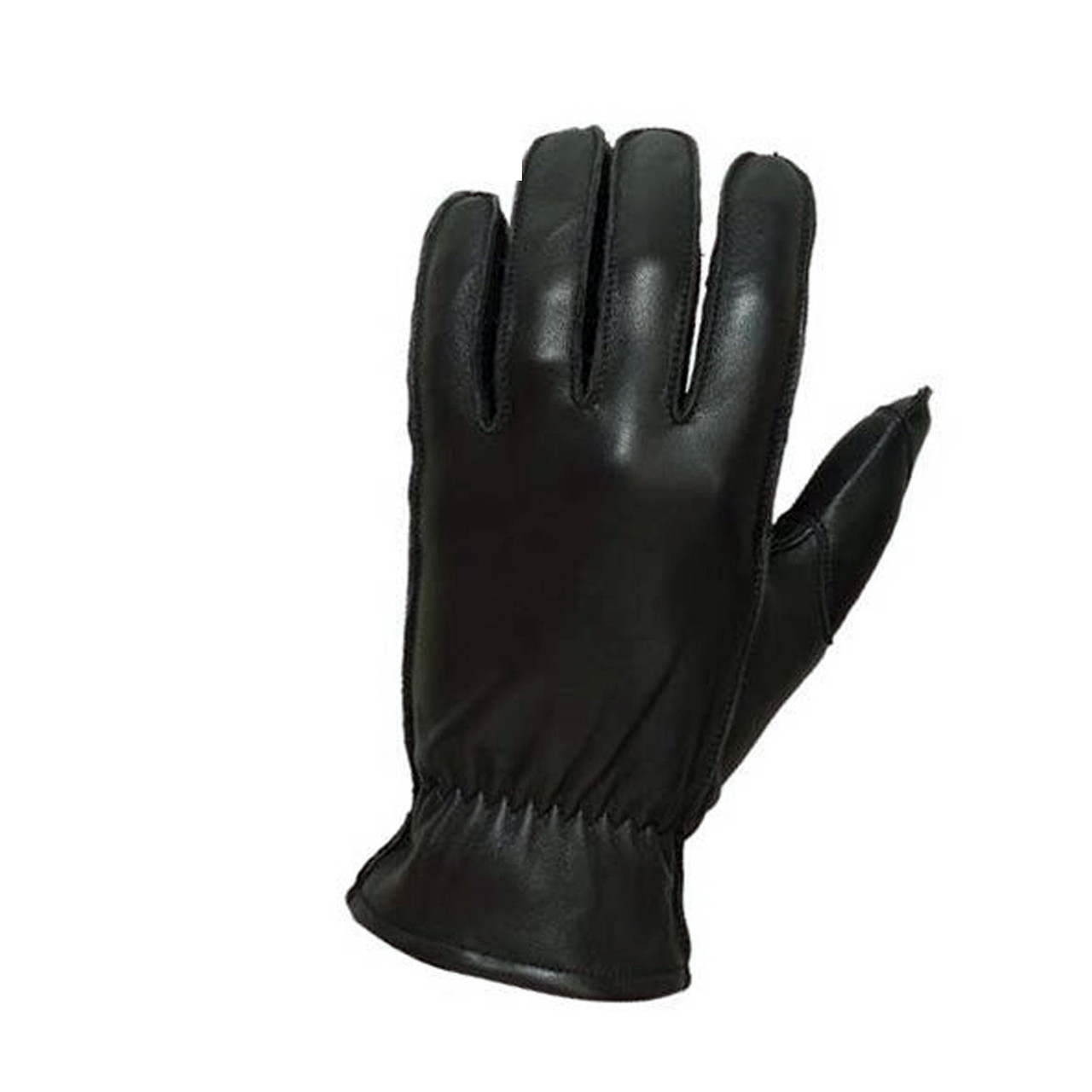 Castle New Women's Black Leather Standard Motorcycle Gloves, Large, 20-2026