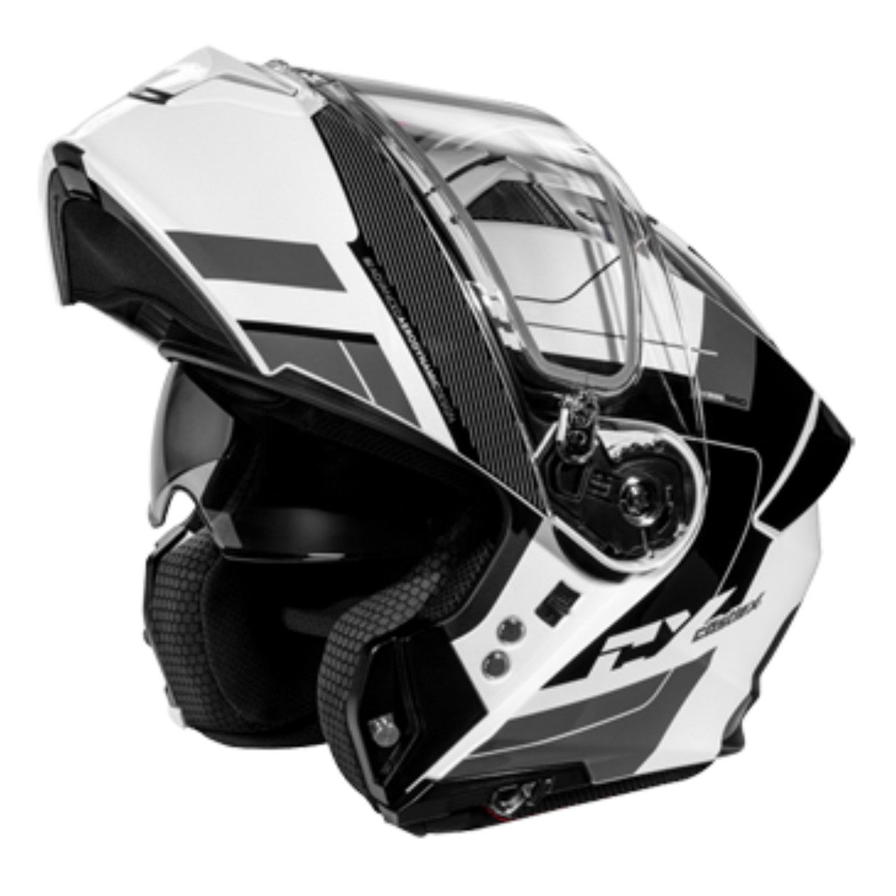 Castle X New Large White/Black Electric CX935 Raid Helmet, 36-26106