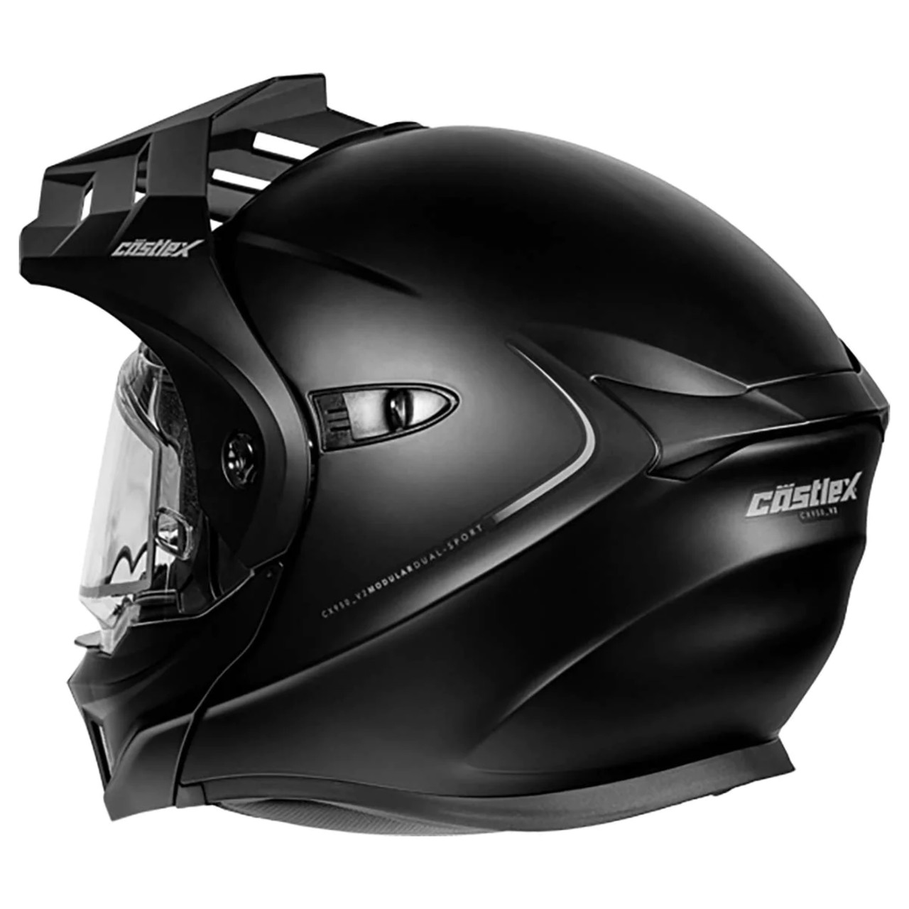 Castle X New Large Matte Black Electric CX950V2 Helmet, 45-22086