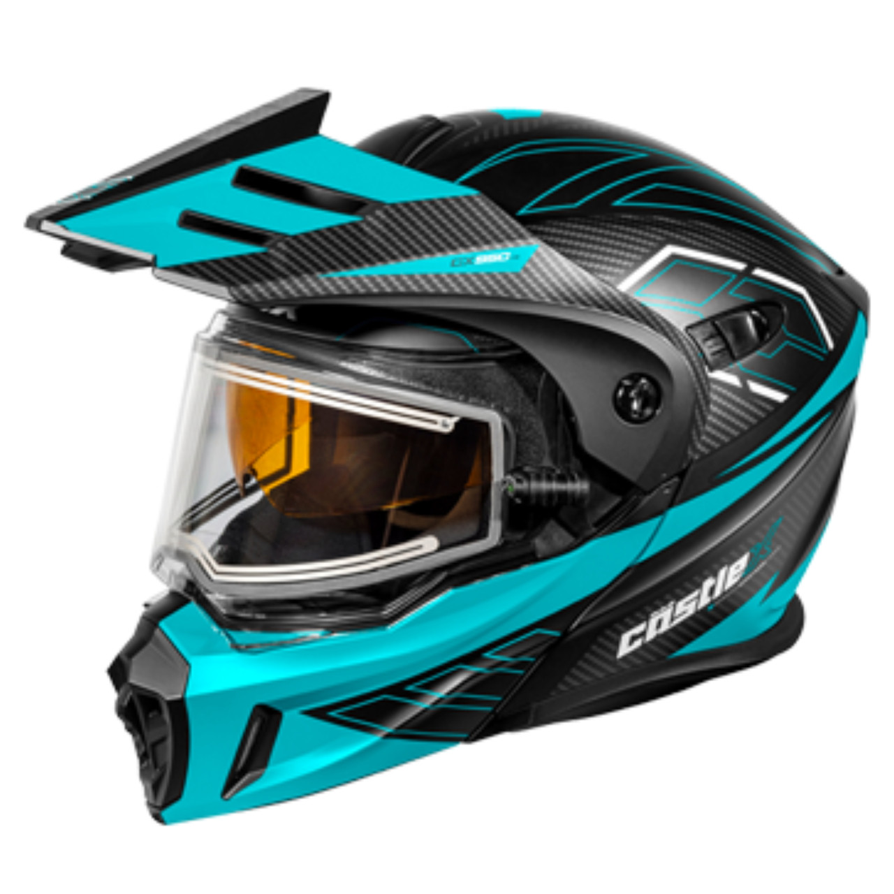 Castle X New X-Large Turquoise Electric CX950V2 Fierce Helmet, 45-22228