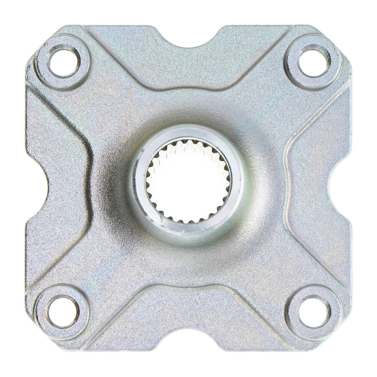 Polaris OEM Cloud Silver Rear Wheel Hub, 0450831-385