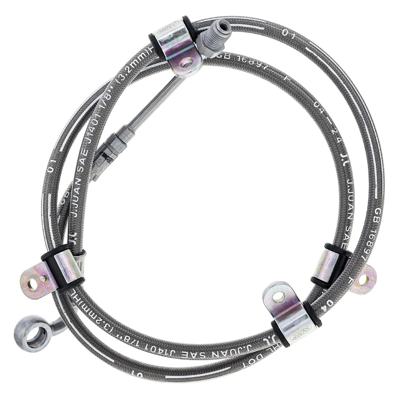 Polaris OEM Rear Left Brake Line for Ranger and Pro XD, 1912823