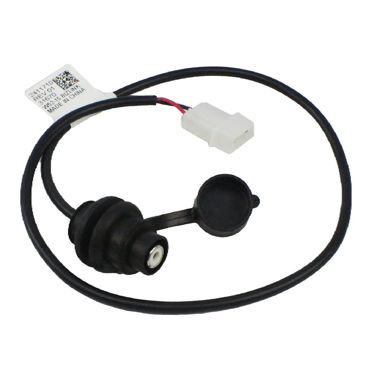 Polaris Snowmobile OEM DC/RCA Power Plug with Cover, 2411709