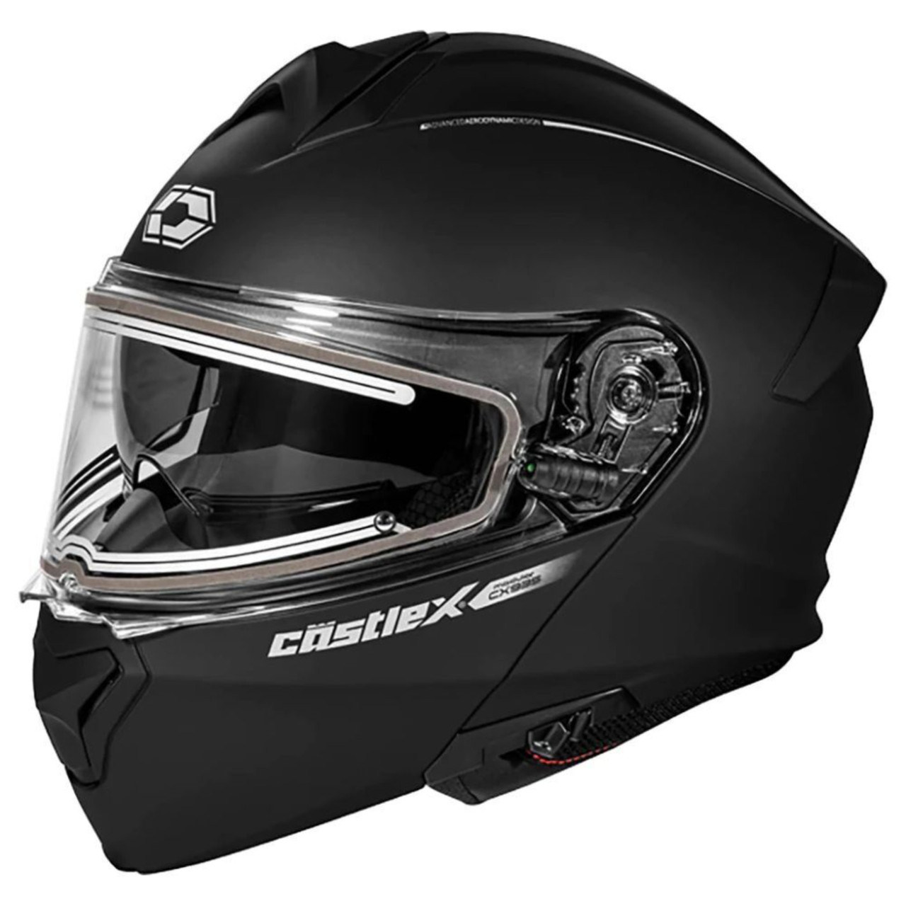 Castle X New 3X-Large Matte Black CX935 Snowmobile Helmet, 36-16089T