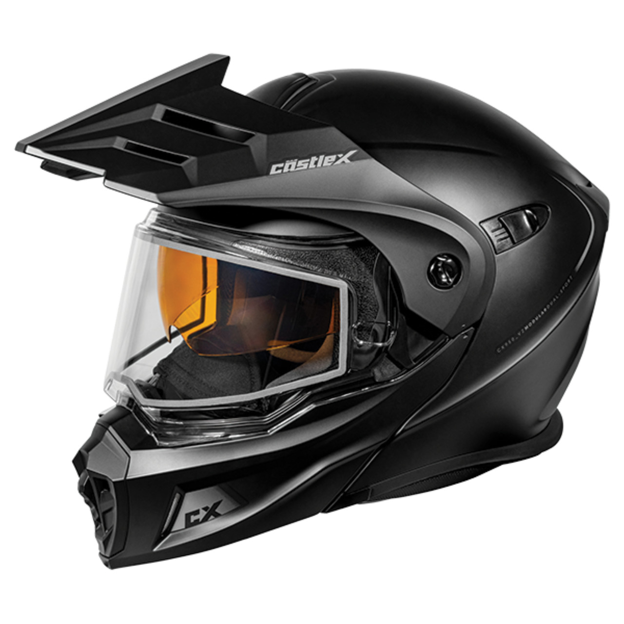 Castle X New Medium Matte Black CX950V2 Snowmobile Helmet, 45-12084