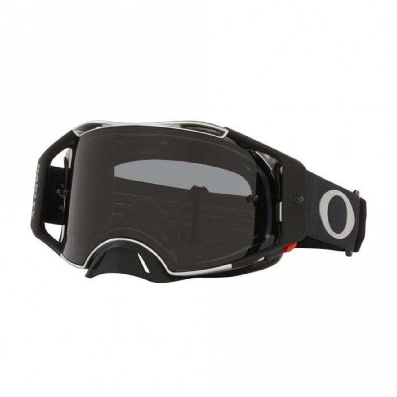 Oakley New Airbrake Tuff Blocks Gunmetal Black MX Motocross Goggles, 7046C3