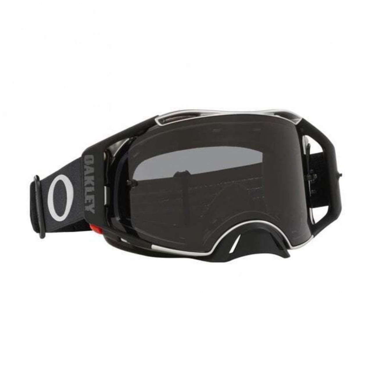 Oakley New Airbrake Tuff Blocks Gunmetal Black MX Motocross Goggles, 7046C3