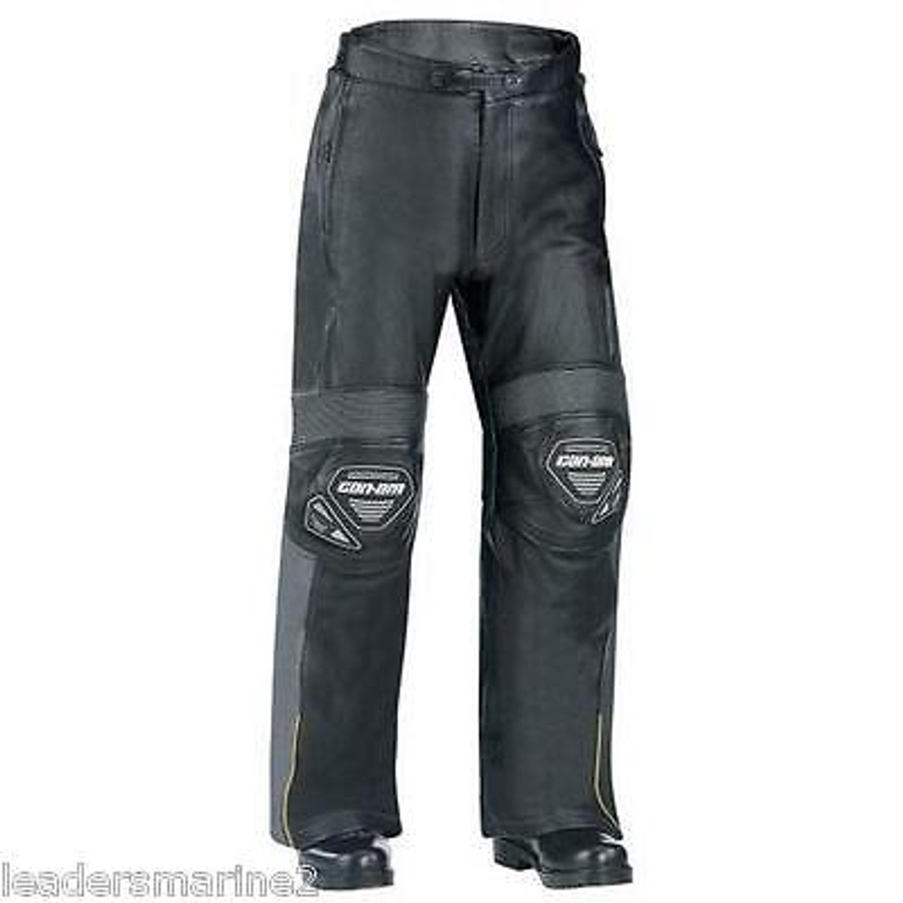 Can-Am Spyder Roadster New OEM Leather Pants Grey/Black 3XL Men's Riding XXXL