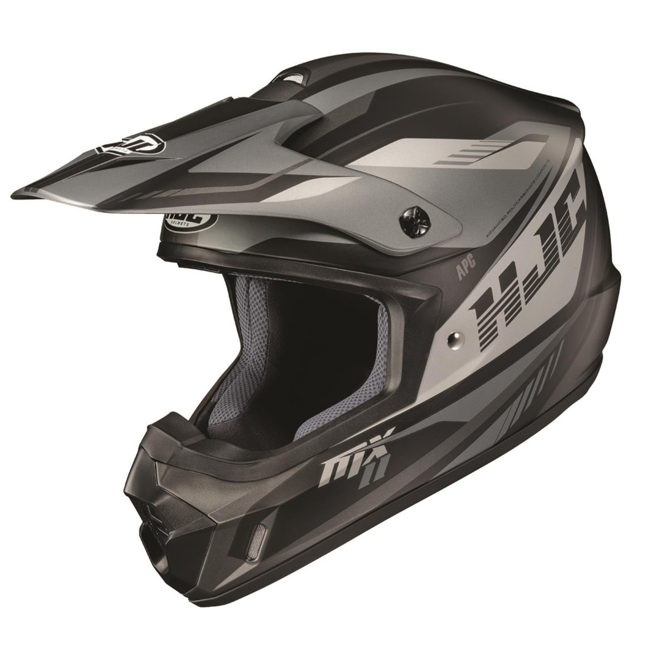 HJC New 2X-Large CS-MXII Drift MC5SF Helmet Black/Grey, 348-756
