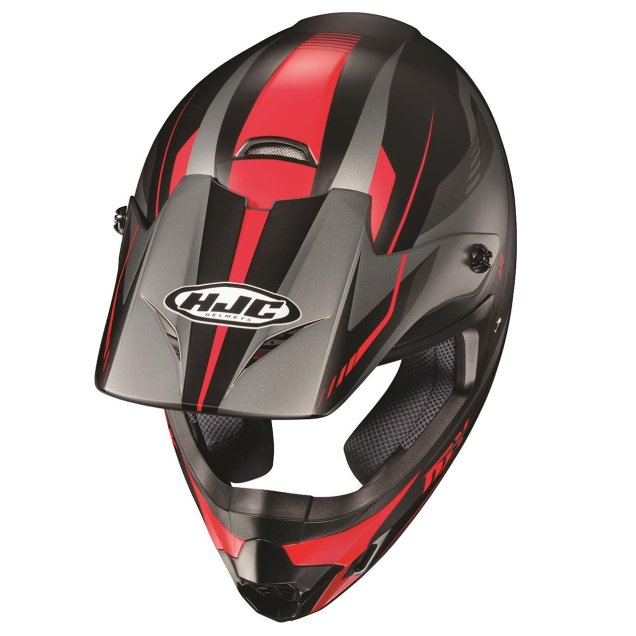 HJC New 2X-Large CS-MXII Drift MC1SF Helmet Black/Red, 348-716